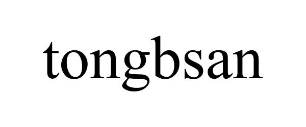 Trademark Logo TONGBSAN