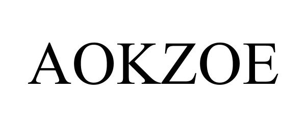 Trademark Logo AOKZOE