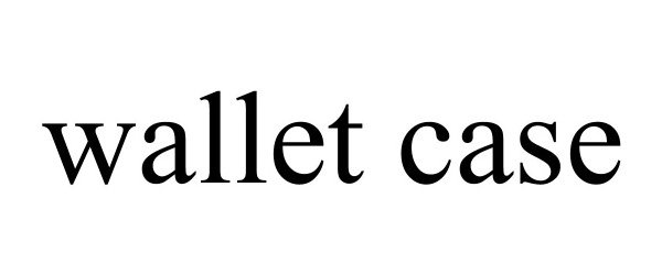 Trademark Logo WALLET CASE