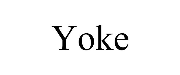 Trademark Logo YOKE