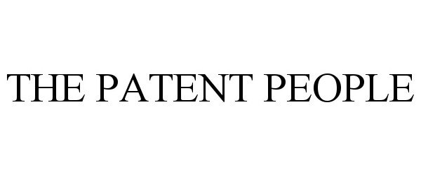  THE PATENT PEOPLE