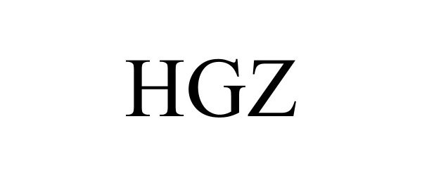 Trademark Logo HGZ