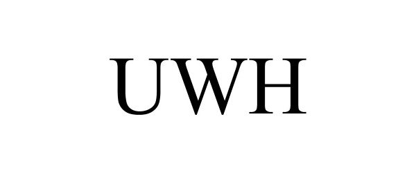 Trademark Logo UWH