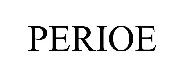 Trademark Logo PERIOE