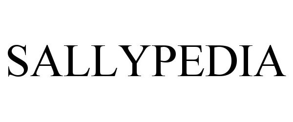 Trademark Logo SALLYPEDIA