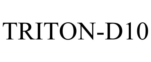 Trademark Logo TRITON-D10