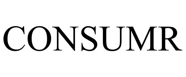 Trademark Logo CONSUMR