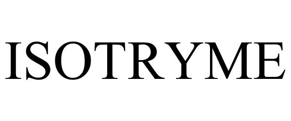Trademark Logo ISOTRYME