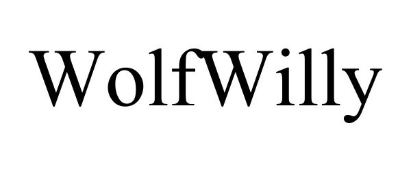 Trademark Logo WOLFWILLY