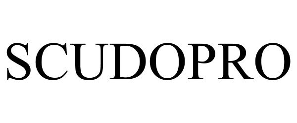 Trademark Logo SCUDOPRO