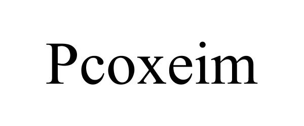Trademark Logo PCOXEIM