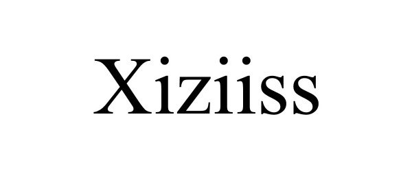 Trademark Logo XIZIISS