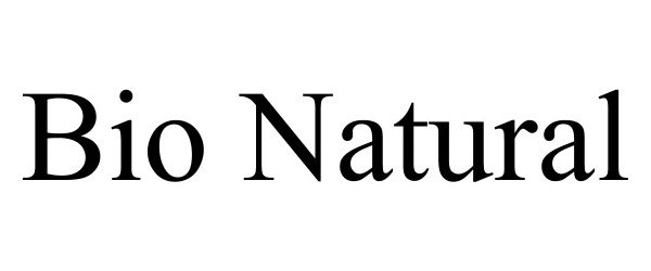 Trademark Logo BIO NATURAL