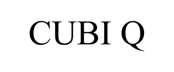 Trademark Logo CUBI Q