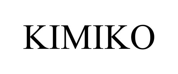 Trademark Logo KIMIKO