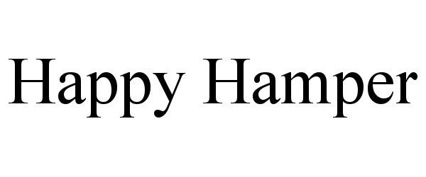 Trademark Logo HAPPY HAMPER