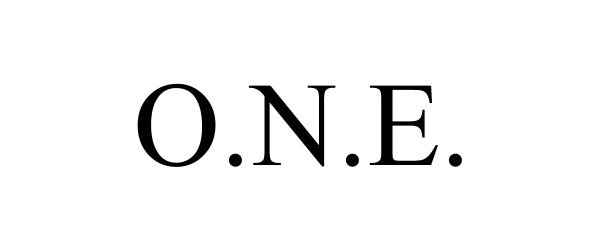 Trademark Logo O.N.E.