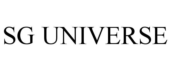 Trademark Logo SG UNIVERSE
