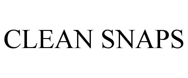 Trademark Logo CLEAN SNAPS