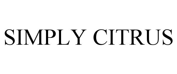 Trademark Logo SIMPLY CITRUS