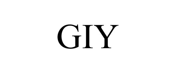 Trademark Logo GIY