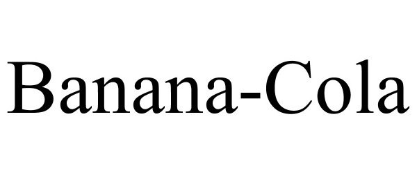 Trademark Logo BANANA-COLA