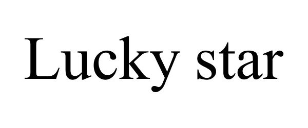 Trademark Logo LUCKY STAR