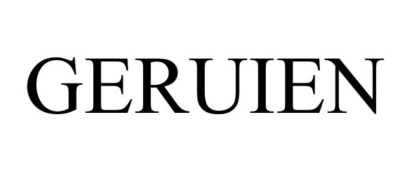 Trademark Logo GERUIEN