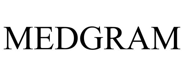 Trademark Logo MEDGRAM