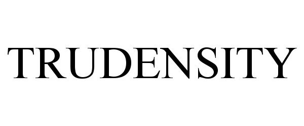 Trademark Logo TRUDENSITY