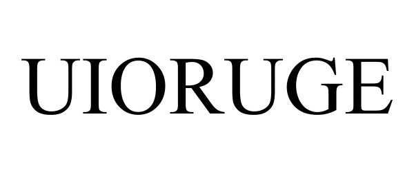 Trademark Logo UIORUGE