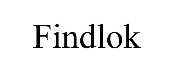 Trademark Logo FINDLOK