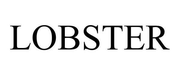 Trademark Logo LOBSTER