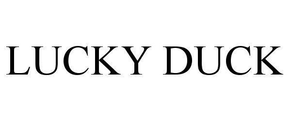 Trademark Logo LUCKY DUCK