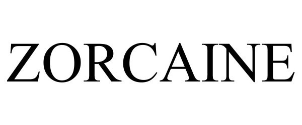 Trademark Logo ZORCAINE