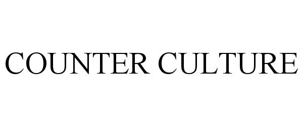 Trademark Logo COUNTER CULTURE