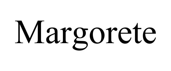 Trademark Logo MARGORETE