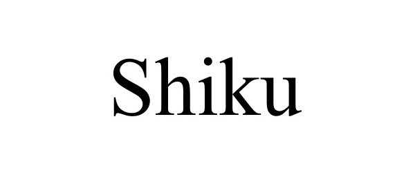 Trademark Logo SHIKU