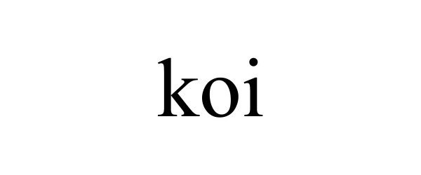 Trademark Logo KOI