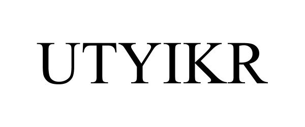 Trademark Logo UTYIKR