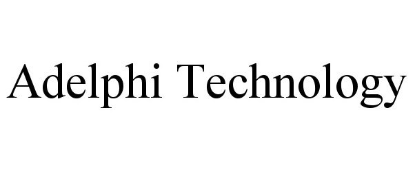  ADELPHI TECHNOLOGY