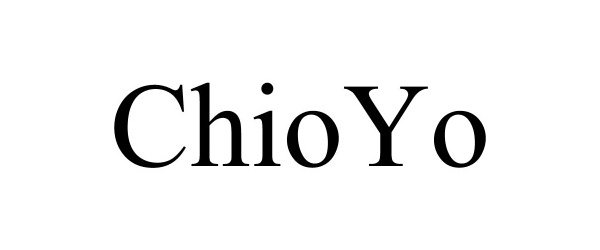 Trademark Logo CHIOYO