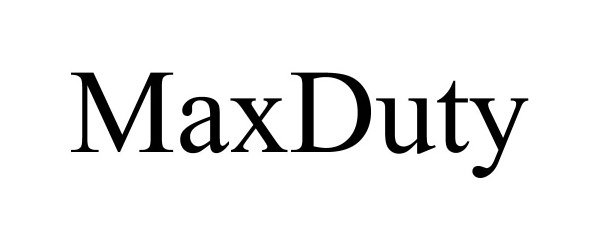 Trademark Logo MAXDUTY