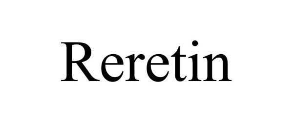 Trademark Logo RERETIN