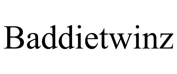 Trademark Logo BADDIETWINZ