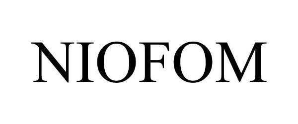 Trademark Logo NIOFOM