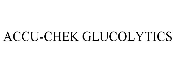  ACCU-CHEK GLUCOLYTICS