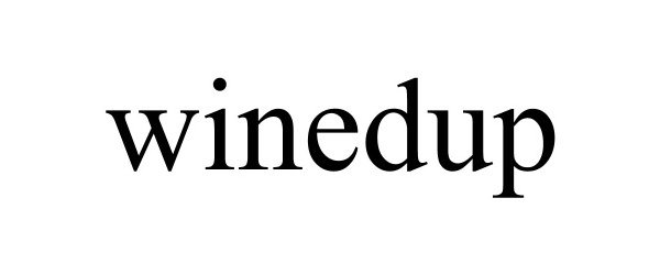 Trademark Logo WINEDUP