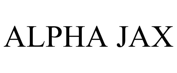Trademark Logo ALPHA JAX