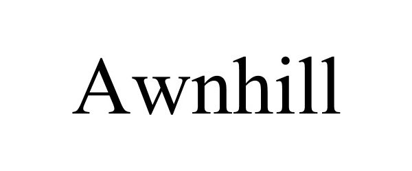 Trademark Logo AWNHILL